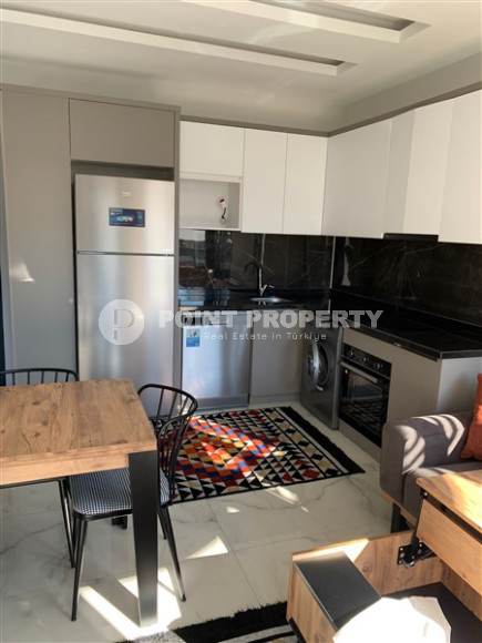 Небольшая квартира в недавно построенном комплексе 2022 года, район Оба, Аланья-id-3190-фото-3