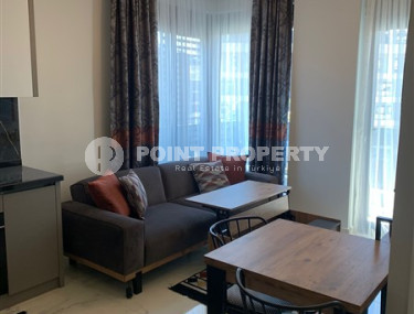 Небольшая квартира в недавно построенном комплексе 2022 года, район Оба, Аланья-id-3190-фото-4