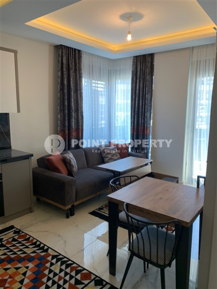 Небольшая квартира в недавно построенном комплексе 2022 года, район Оба, Аланья-id-3190-фото-4