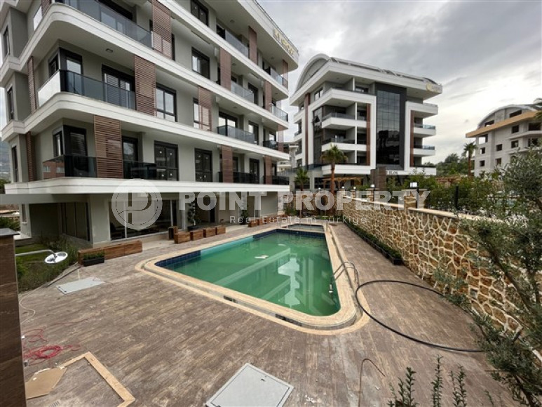 Небольшая квартира в недавно построенном комплексе 2022 года, район Оба, Аланья-id-3190-фото-20