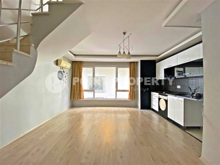 Компактный пентхаус с планировкой 1+1 в районе Джикджилли, Аланья, в пятиэтажном комплексе-id-3191-фото-11