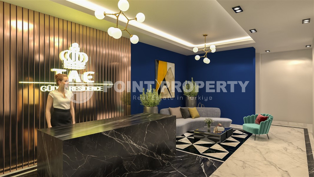 Инвестиционное предложение апартаментов в строящемся комплексе в Газипаша, 1+1 и пентхаусы 2+1 с отдельной кухней-id-1284-фото-24