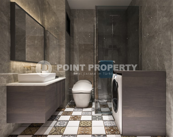 Инвестиционное предложение апартаментов в строящемся комплексе в Газипаша, 1+1 и пентхаусы 2+1 с отдельной кухней-id-1284-фото-28