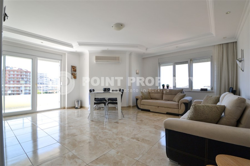 Просторные апартаменты 2+1 площадью 92 м2 в большом комплексе в Тосмуре, Аланья, 800 метрах от моря-id-1285-фото-9