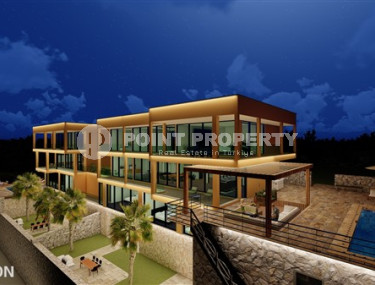 Two 4+1 villas with sea views, elevator and swimming pool, in Tepe, Alanya-id-3197-photo-3