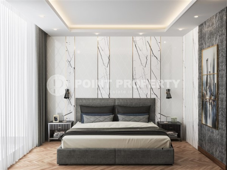 Two 4+1 villas with sea views, elevator and swimming pool, in Tepe, Alanya-id-3197-photo-14