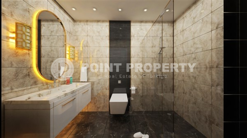 Duplexes with roof access and 1+1 apartments in a new project in Avsallar, Alanya-id-3199-photo-18