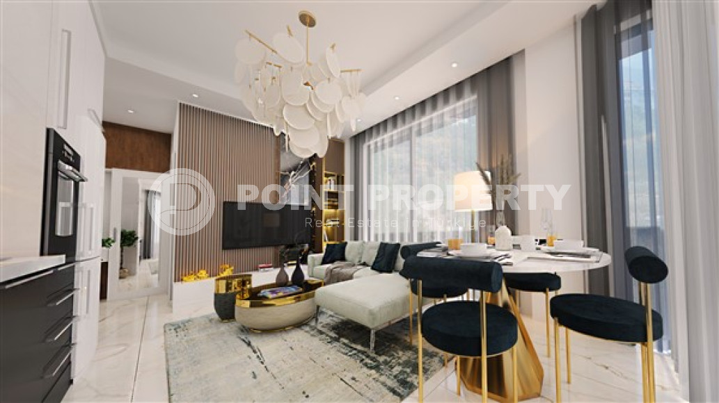 Duplexes with roof access and 1+1 apartments in a new project in Avsallar, Alanya-id-3199-photo-21