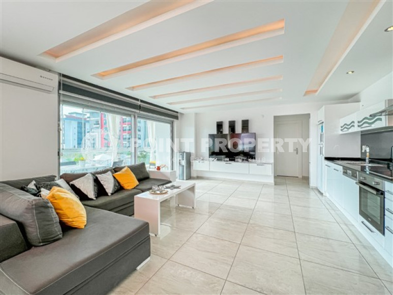 Bright and cozy 1+1 apartment in a residential complex on the second coastline, Kestel, Alanya-id-3203-photo-5