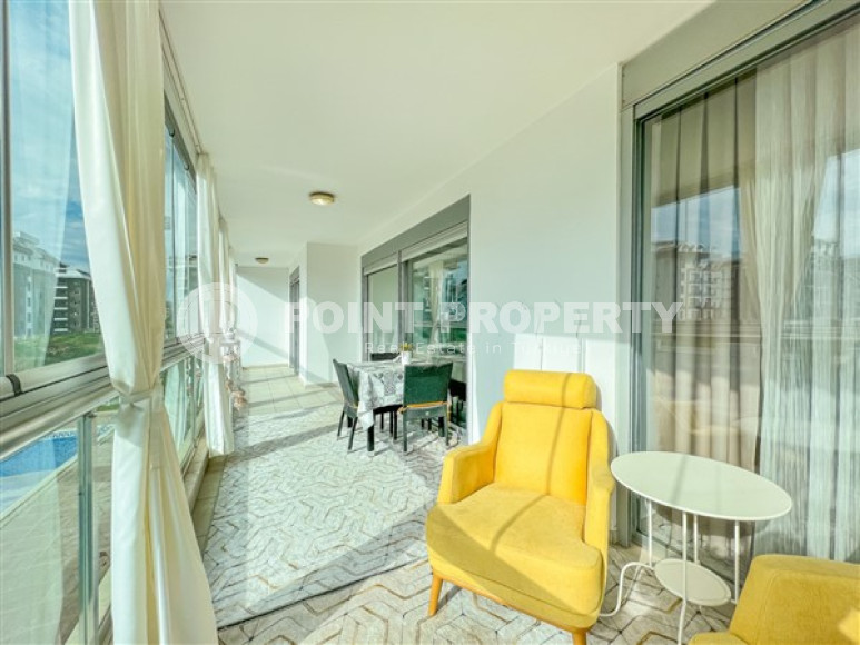 Bright and cozy 1+1 apartment in a residential complex on the second coastline, Kestel, Alanya-id-3203-photo-9
