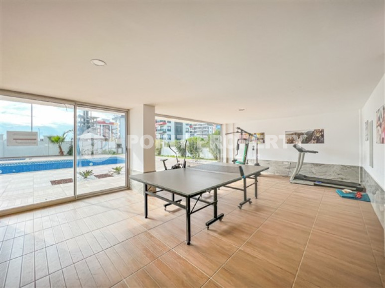 Bright and cozy 1+1 apartment in a residential complex on the second coastline, Kestel, Alanya-id-3203-photo-12