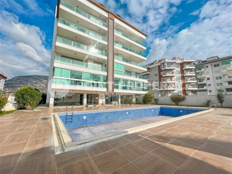 Bright and cozy 1+1 apartment in a residential complex on the second coastline, Kestel, Alanya-id-3203-photo-18