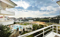 Large garden duplex 3+1 in a gated complex with a swimming pool, Cikcilli, Alanya-id-3204-photo-19