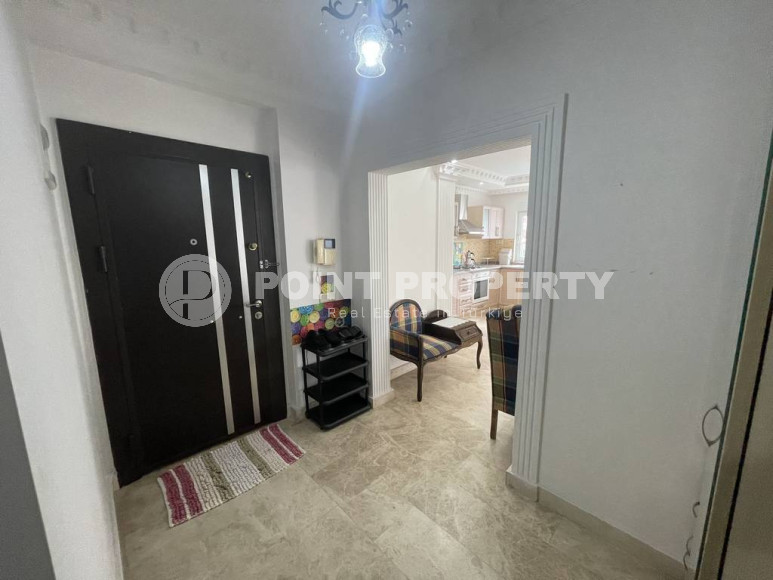 Прелестная трёхкомнатная квартира на 1 этаже комплекса городского типа, Джикджилли, Аланья-id-3205-фото-3