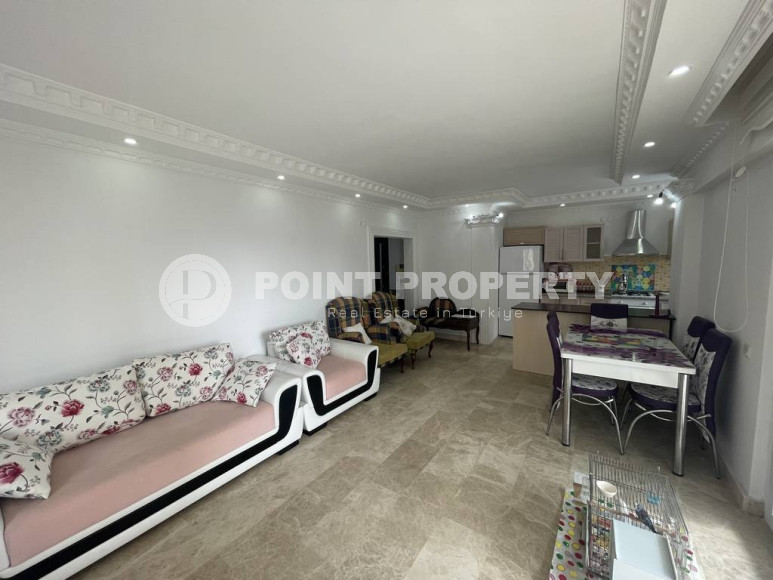 Прелестная трёхкомнатная квартира на 1 этаже комплекса городского типа, Джикджилли, Аланья-id-3205-фото-5