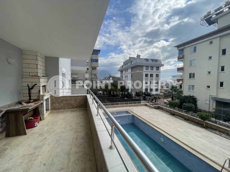 Прелестная трёхкомнатная квартира на 1 этаже комплекса городского типа, Джикджилли, Аланья-id-3205-фото-9