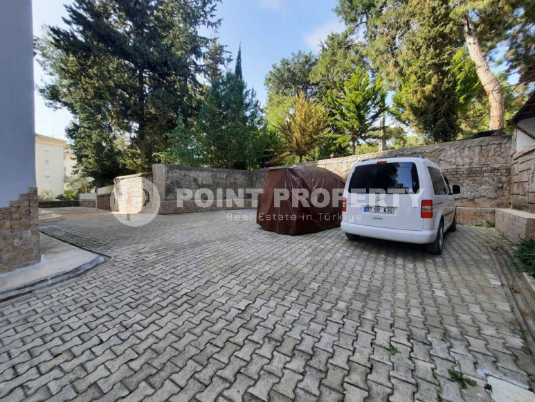 Прелестная трёхкомнатная квартира на 1 этаже комплекса городского типа, Джикджилли, Аланья-id-3205-фото-17