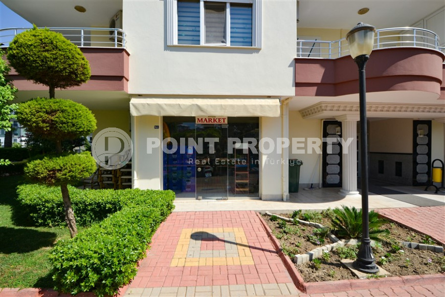 Просторные апартаменты 2+1 площадью 92 м2 в большом комплексе в Тосмуре, Аланья, 800 метрах от моря-id-1285-фото-33