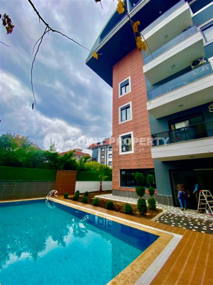 Компактная квартира 1+1 в новом доме с бассейном, Оба, Аланья-id-3208-фото-2