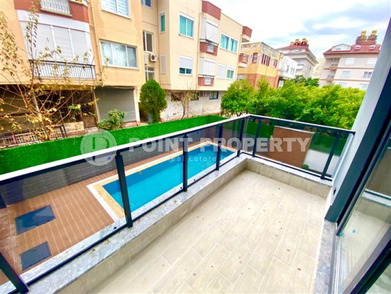 Компактная квартира 1+1 в новом доме с бассейном, Оба, Аланья-id-3208-фото-4