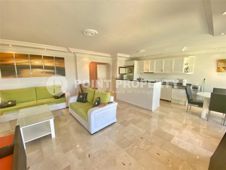 Прелестная квартира 2+1 с мебелью и видом на горы, верхняя Оба, Аланья-id-3209-фото-2