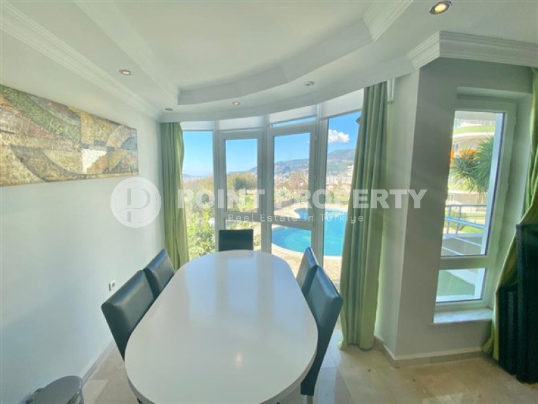 Прелестная квартира 2+1 с мебелью и видом на горы, верхняя Оба, Аланья-id-3209-фото-5