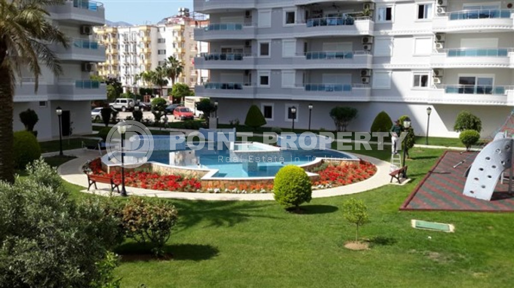 Квартира с площадью 120 м2 в районе Тосмур, Аланья, с удачным расположением на первой морской линии-id-3212-фото-2