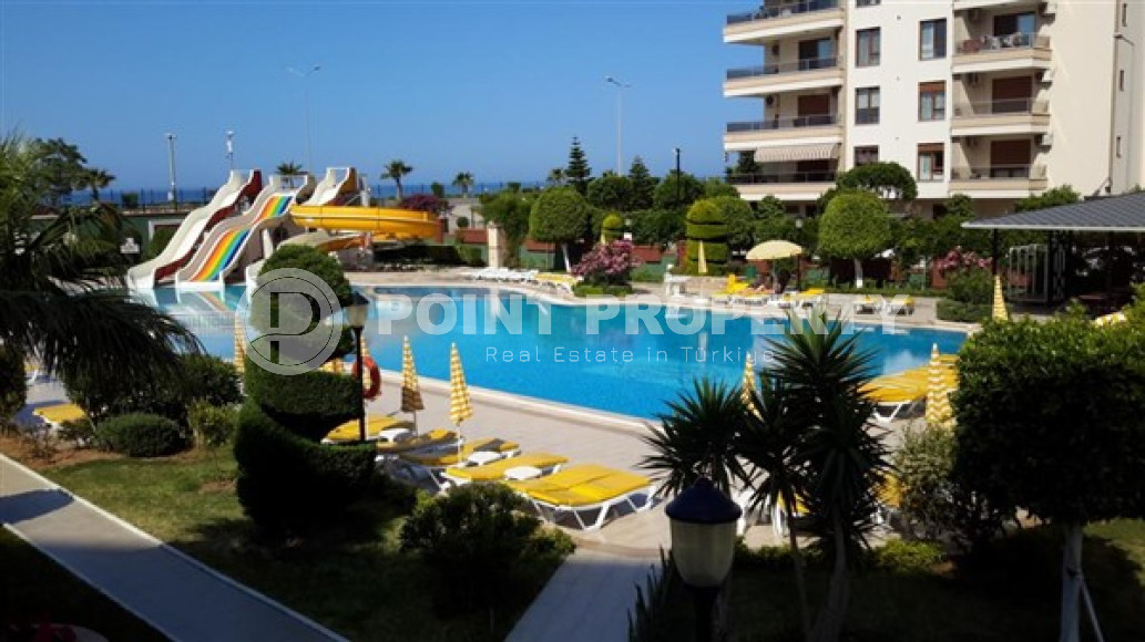 Квартира с площадью 120 м2 в районе Тосмур, Аланья, с удачным расположением на первой морской линии-id-3212-фото-3