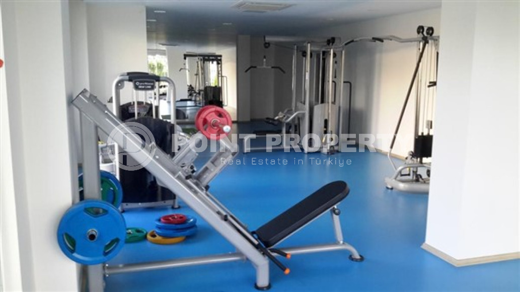 Квартира с площадью 120 м2 в районе Тосмур, Аланья, с удачным расположением на первой морской линии-id-3212-фото-8