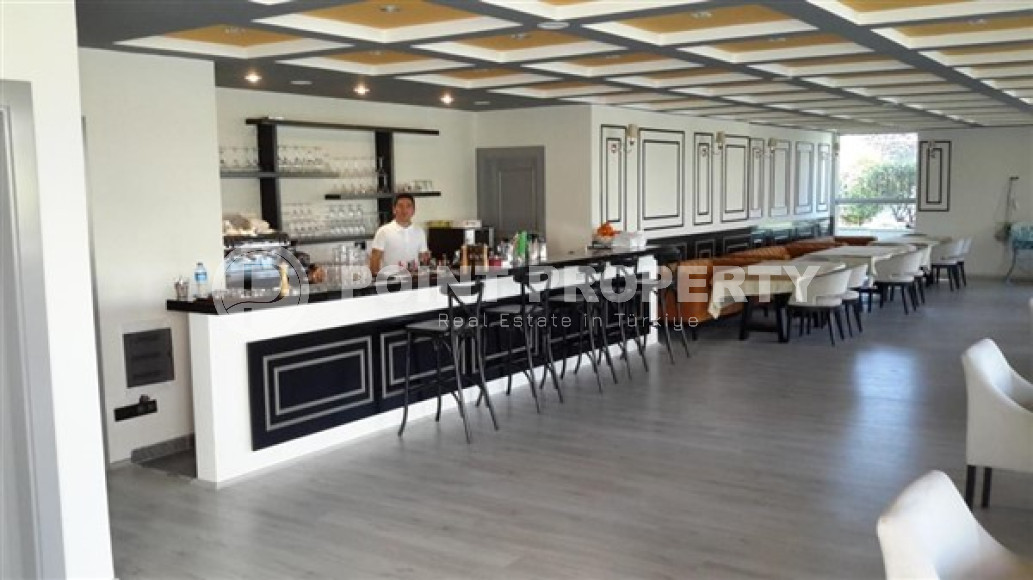 Квартира с площадью 120 м2 в районе Тосмур, Аланья, с удачным расположением на первой морской линии-id-3212-фото-11