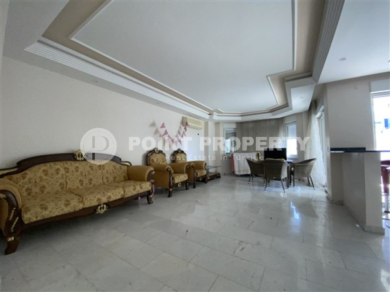 Квартира с площадью 120 м2 в районе Тосмур, Аланья, с удачным расположением на первой морской линии-id-3212-фото-14