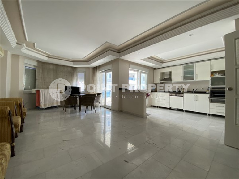 Квартира с площадью 120 м2 в районе Тосмур, Аланья, с удачным расположением на первой морской линии-id-3212-фото-16