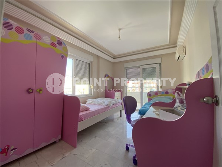 Квартира с площадью 120 м2 в районе Тосмур, Аланья, с удачным расположением на первой морской линии-id-3212-фото-22