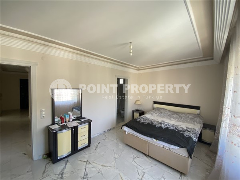 Квартира с площадью 120 м2 в районе Тосмур, Аланья, с удачным расположением на первой морской линии-id-3212-фото-25