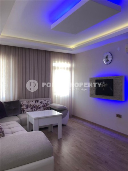 Уютная квартира 1+1 в центре Аланьи, на четвёртом этаже дома в 400 метрах от пляжа Клеопатры-id-3214-фото-9