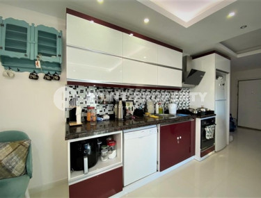 Четырёхкомнатный пентхаус 140 м2 в 250 метрах от моря, Тосмур, Аланья, с двумя балконами и террасой-id-3218-фото-5