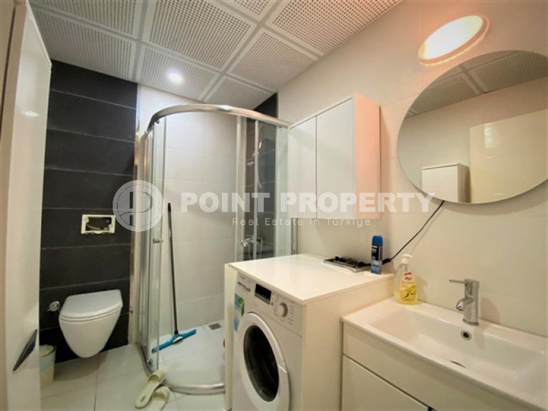 Четырёхкомнатный пентхаус 140 м2 в 250 метрах от моря, Тосмур, Аланья, с двумя балконами и террасой-id-3218-фото-7