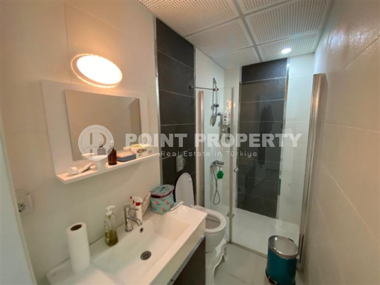 Четырёхкомнатный пентхаус 140 м2 в 250 метрах от моря, Тосмур, Аланья, с двумя балконами и террасой-id-3218-фото-18