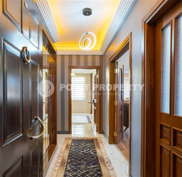 Elegant four-room apartment, 155m², with designer interior in the center of Alanya, 400m from the sea-id-1287-photo-7