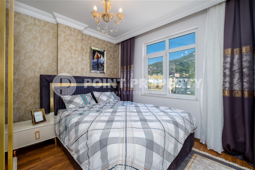 Elegant four-room apartment, 155m², with designer interior in the center of Alanya, 400m from the sea-id-1287-photo-12