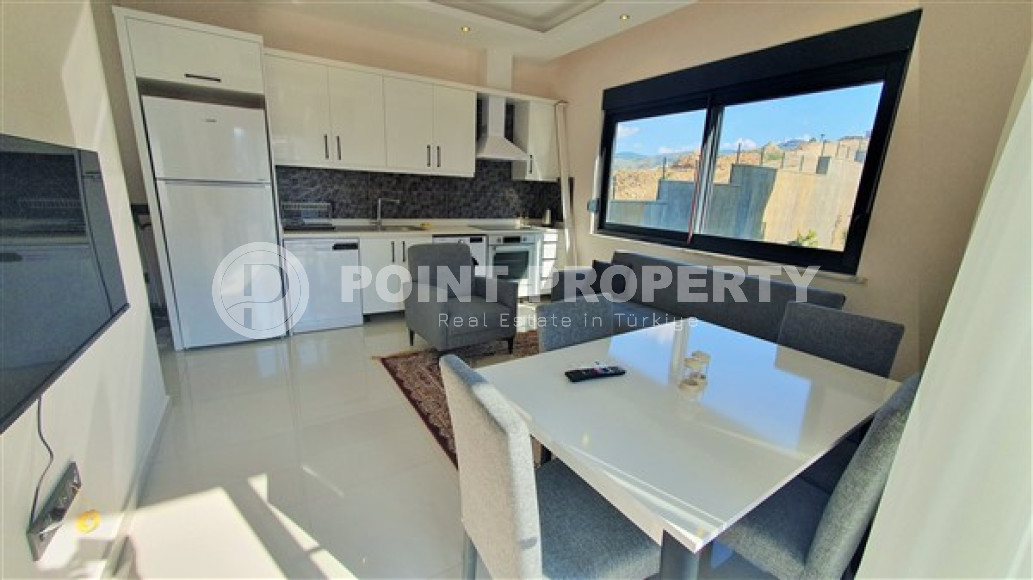 Милые меблированные апартаменты 1+1 в новом доме, Каргыджак, Аланья-id-3223-фото-4