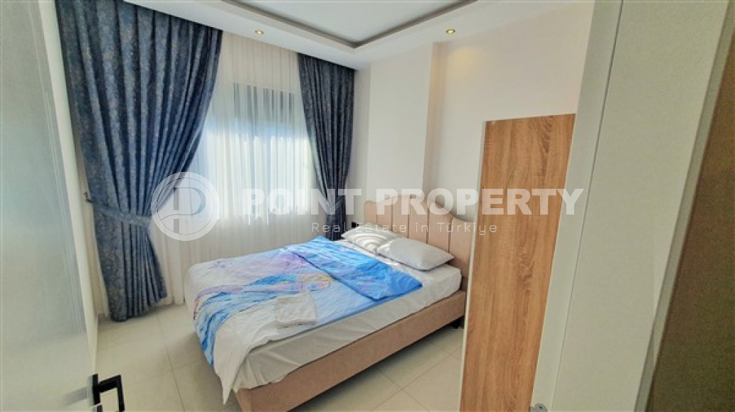 Милые меблированные апартаменты 1+1 в новом доме, Каргыджак, Аланья-id-3223-фото-5