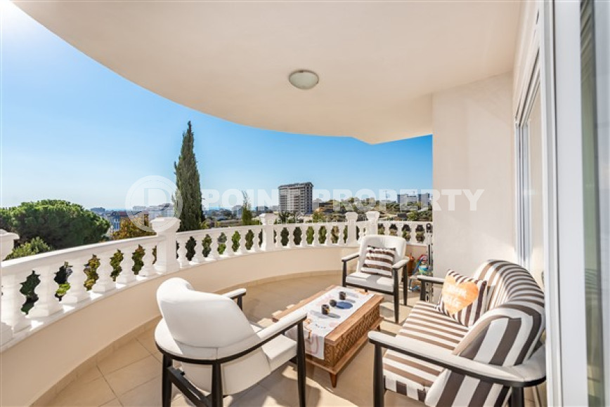 Элегантные апартаменты 2+1 с мебелью и открытым видом, Тюрклер, Аланья-id-3227-фото-2