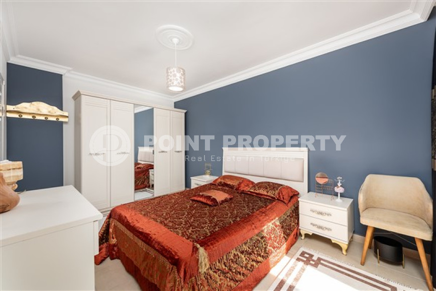 Элегантные апартаменты 2+1 с мебелью и открытым видом, Тюрклер, Аланья-id-3227-фото-8