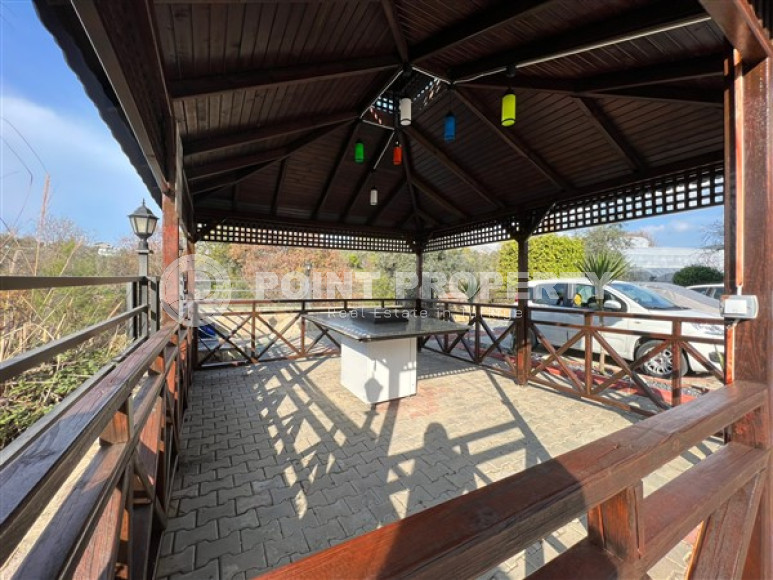 Элегантные апартаменты 2+1 с мебелью и открытым видом, Тюрклер, Аланья-id-3227-фото-15