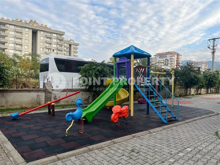 Ухоженная квартира 2+1 на 6 этаже жилого комплекса с бассейном, Оба, Аланья-id-3228-фото-14