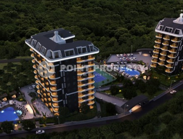 Апартаменты с двумя комнатами в строящемся комплексе в районе Демирташ, Аланья, площадью 55 м2-id-3232-фото-5