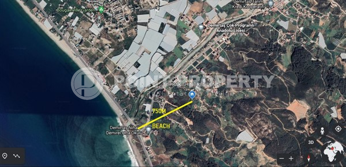 Апартаменты с двумя комнатами в строящемся комплексе в районе Демирташ, Аланья, площадью 55 м2-id-3232-фото-21