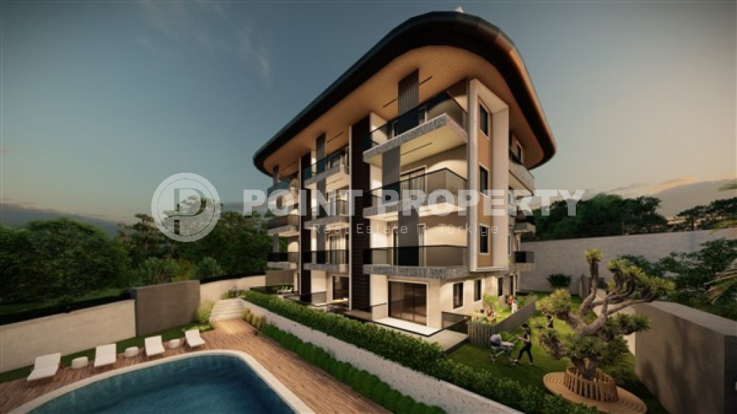 Дуплексные апартаменты различных планировок с площадью 118 - 214 м2, центр Аланьи, Хасбахче-id-3234-фото-3