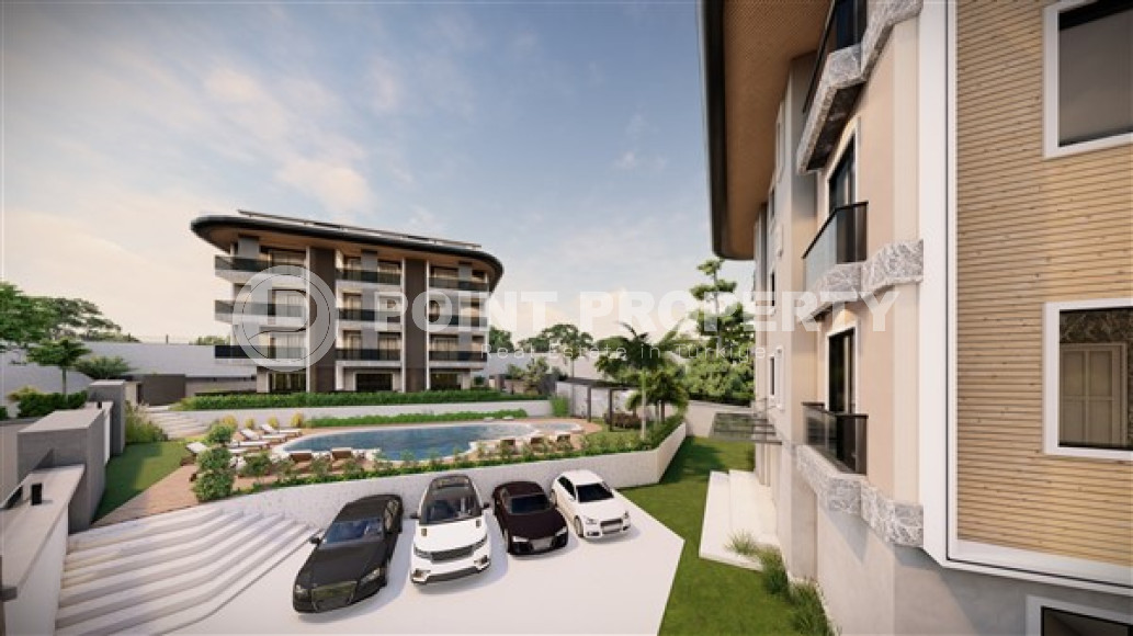 Дуплексные апартаменты различных планировок с площадью 118 - 214 м2, центр Аланьи, Хасбахче-id-3234-фото-4